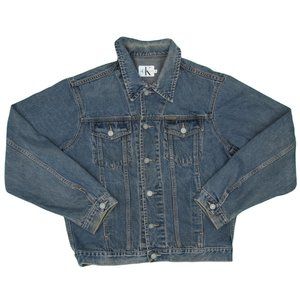 1990s Vintage Calvin Klein Denim Jacket Size M
